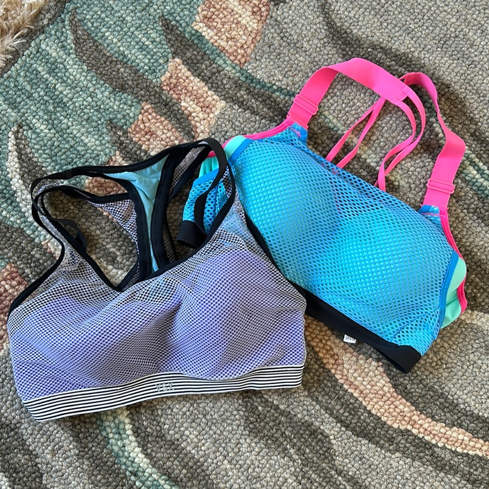 2 Victorias Secret Mesh Sports Bras